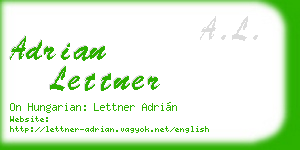 adrian lettner business card